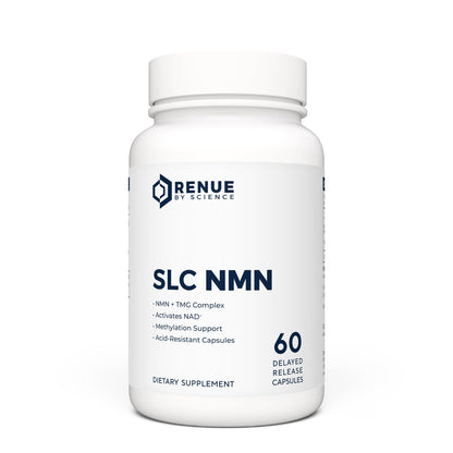 Renue By Science NMN Supplement | 60 SLC Enteric Capsules - 250mg Nicotinamide Mononucleotide per Serving | Delayed Release for Increased Absorption | Manufactured in The USA Renue By ScienceUS supplements