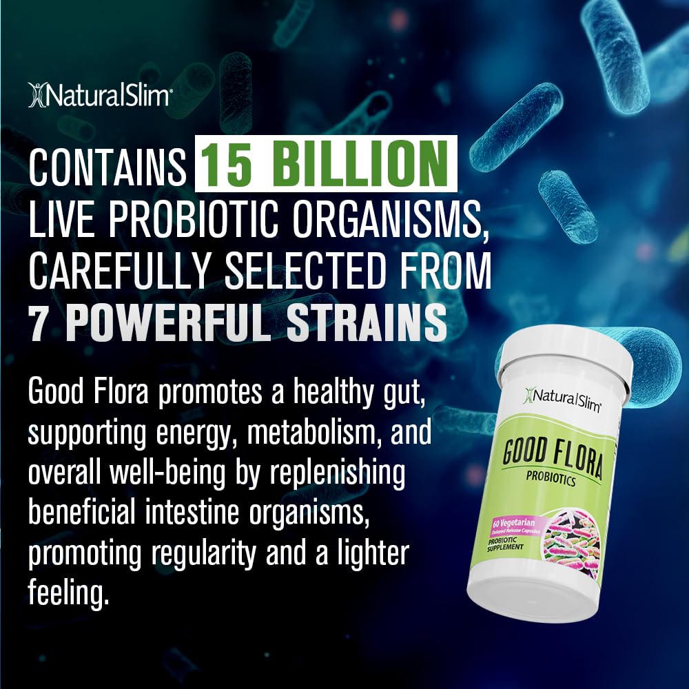 Probiotic Nutritional Supplements Gentle Formula Pro Biotics for Gut Health, Digestive Health, Immune Support, & De-Bloating for Women & Men, 7 Powerful Probiotic Strains, 60 Vegetarian Capsules 3 Pk NaturalSlimAu supplements