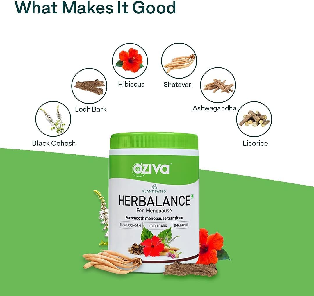 NACHT Plant Based HerBalance Menopause Relief Drink (with Black Cohosh, Lodh Bark & Licorice) NACHTAu supplements