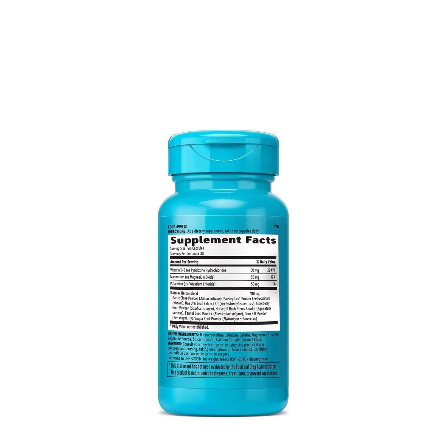 GNC Total Lean Waterex, Helps Regulate Water Balance, Enhanced with Vital Electrolytes, 60 Capsules GNCAu supplements