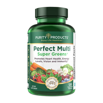 Purity Products Perfect Multi Super Greens Dietary Supplement Health Nutrition, 120 count Purity ProductsAu supplements