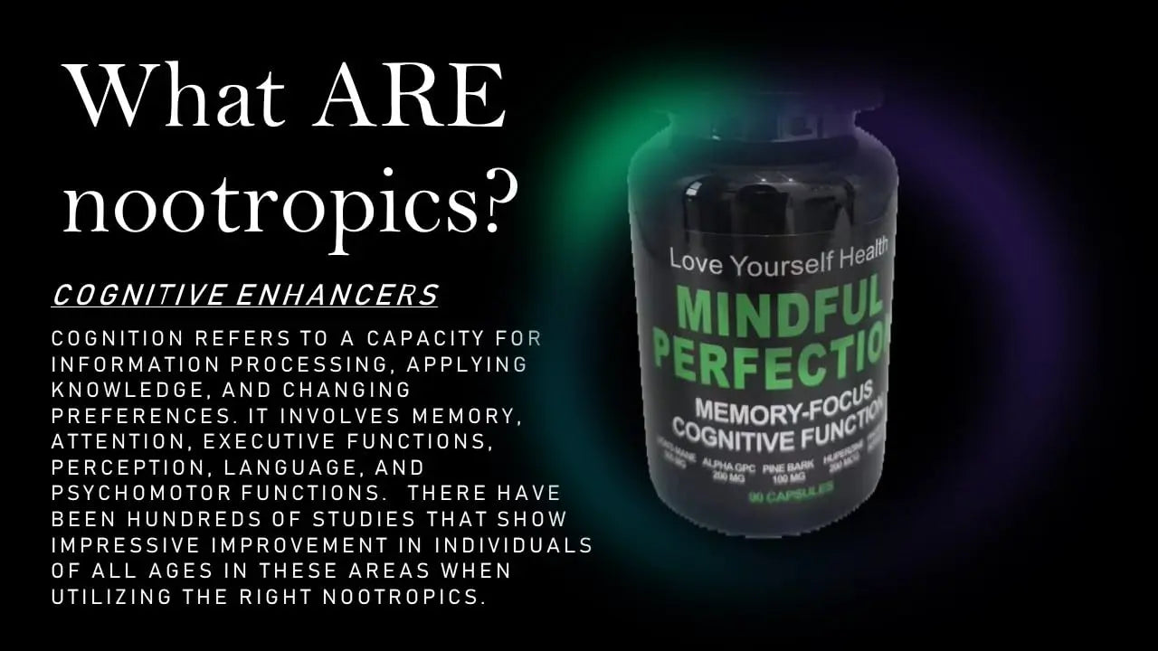 Love Yourself Health Mindful Perfection Premium Nootropic Brain Supplement, 90Count 45 Day Supply for Improved Cognitive Function, Focus, Memory & Energy Love Yourself Healthnz supplements