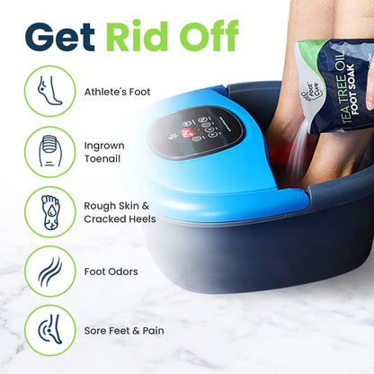 Tea Tree Oil & Citrus Detox Foot Soak with Epsom Salts - All Natural Salts for Post Workout FOOT CUREUS supplements