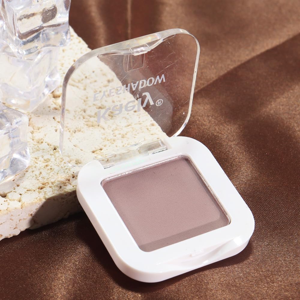 evpct Mauve Taupe Plum Matte Single Eye Shadow Palette Makeup for Older Women, Plum Lavender Purple Natural Cream Eyeshadow Palette for Green Eyes, High Pigment Mini Monochrome Eyeshadow evpctAu supplements