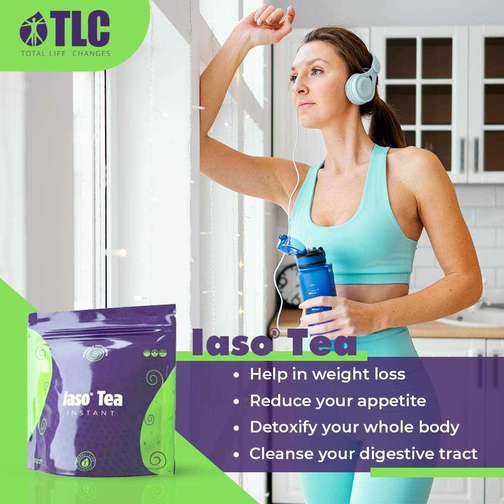 TLC Total Life Changes IASO Natural Detox Instant Herbal Tea - Expiration Date on the Top Total Life ChangesUS supplements