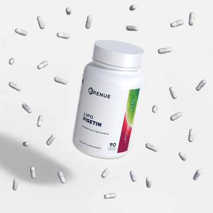Renue By Science Fisetin | 90 Liposomal Fisetin Supplements - 150mg Fisetin per Serving | Senolytic Supplements | Bioavailable Formula for Increased Absorption | Non-GMO & Made in The USA Renue By ScienceUS supplements