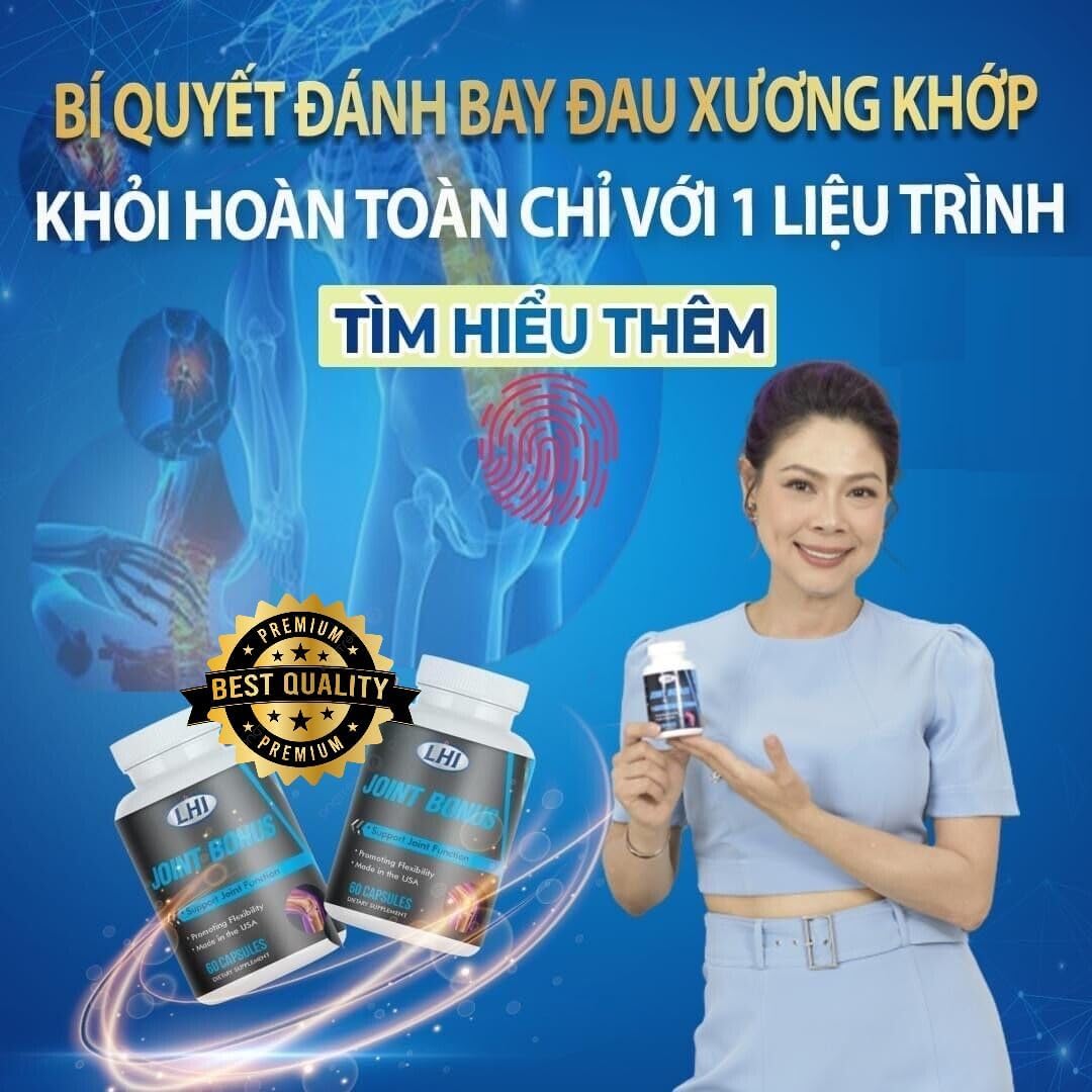 Joint Bonus Hỗ Trợ Xương Khớp (100% Authentic, Sản Phẩm Chính Hãng Tại USA) GenericAu supplements