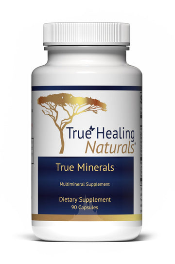 True Healing Naturals - True Minerals Supplement, Promotes Gut & Heart Health, 90 Vegetarian Capsules True Healing NaturalsAu supplements