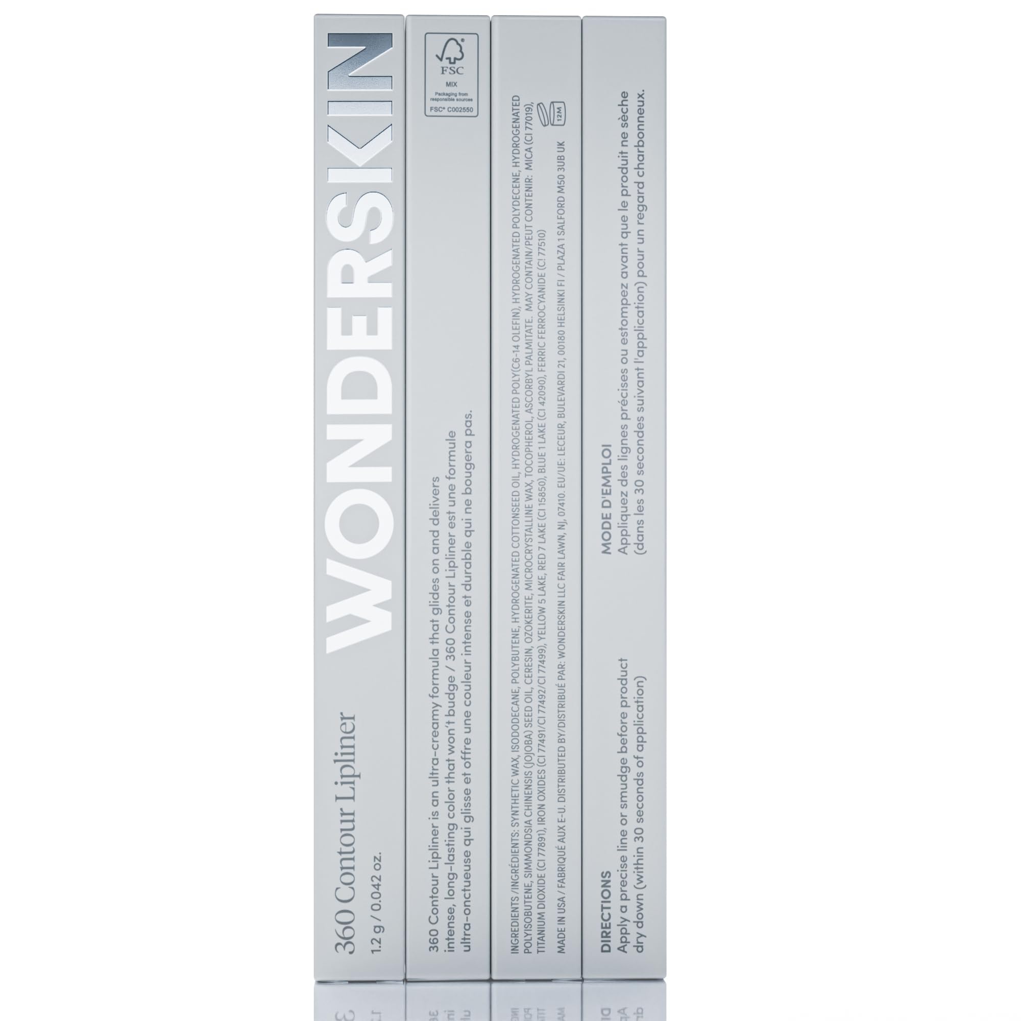 Wonderskin Lipliner Pencil - 360 Contour Lipliner, Long Lasting, Sharpenable, Waterproof and Transfer-Proof Nude Lip Liner Pencil (Rosewood) WonderskinAu supplements