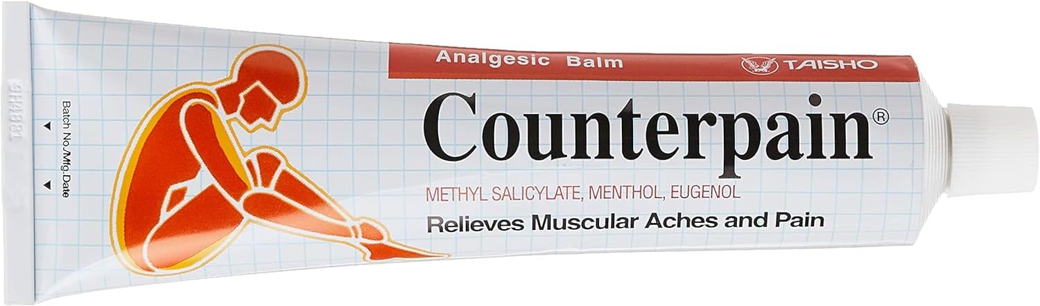 Counterpain® Warm Balm for Temporary Relief of Minor Muscular Aches and Pain, Methyl Salicylate, Levomenthol, Eugenol, Made in Indonesia CounterpainAu supplements