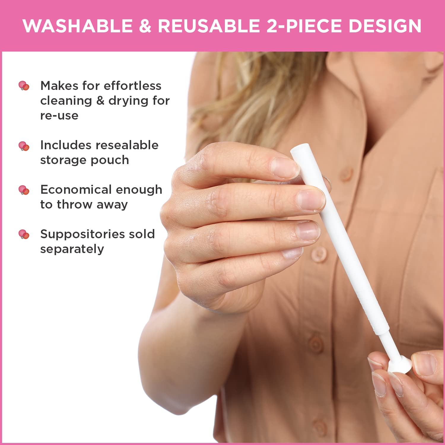 BoriCap Boric Acid Vaginal Suppository Applicators, 7 Applicators - Hygienic Solution BoriCapAu supplements