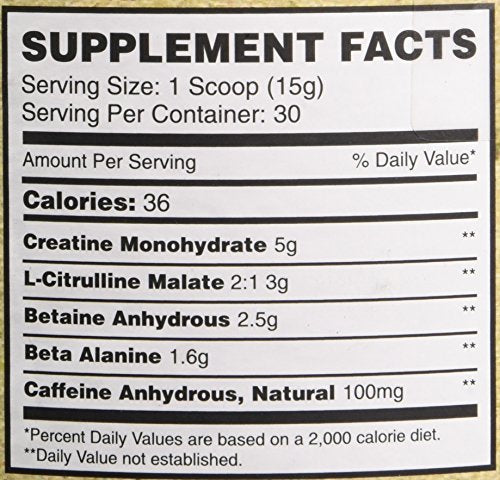 Propello Life Pre-Workout Drink Mix, West Coast Citrus, 450g Propello LifeUS supplements