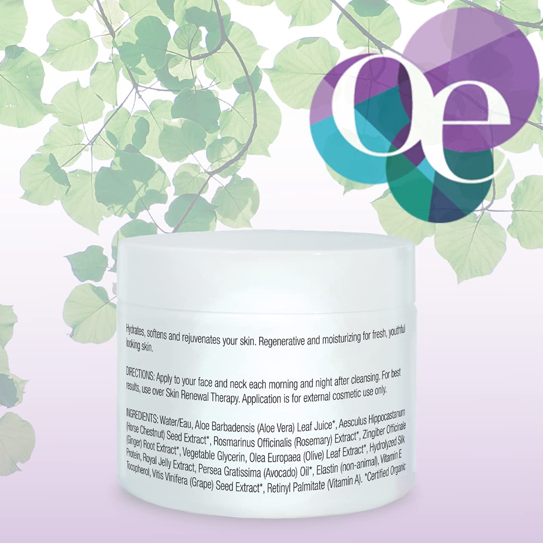 Organic Excellence Organic Moisturizer Face Cream, All Natural Face Moisturizer with Silk Protein to Hydrate, Nourish Protect Skin and Promote Collagen Production Non-Toxic & Fragrance-Free 2 oz Organic ExcellenceAu supplements