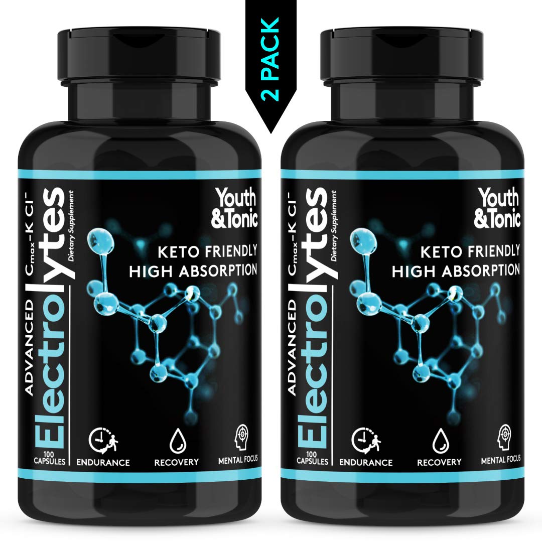 Complete Electrolyte Supplement | Highest Bioavailability | Cmax Chloride Youth & TonicAu supplements