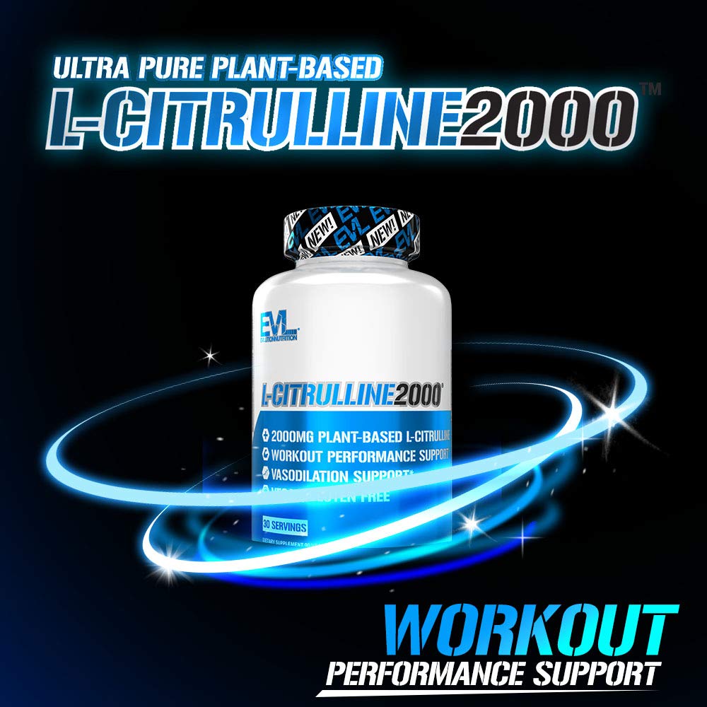 Evlution L-Citrulline2000 Nitric Oxide Supplement for Men Nutrition High Strength L Citrullin EvlutionAu supplements