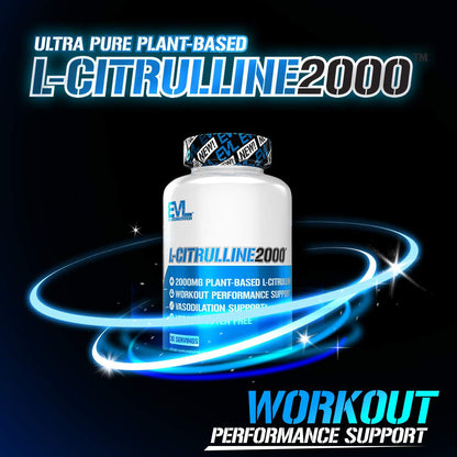 Evlution L-Citrulline2000 Nitric Oxide Supplement for Men Nutrition High Strength L Citrullin EvlutionUS supplements
