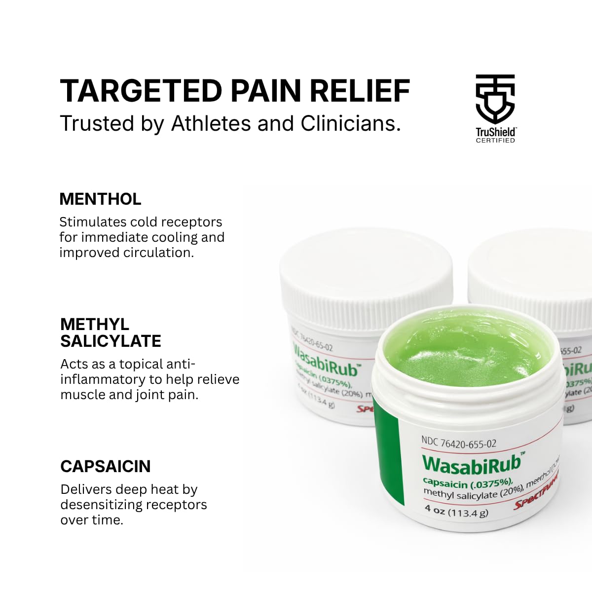 WasabiRub Sports Topical Pain Relief Gel - Joint & Muscle Care - Lightweight Fast-Absorbing Gel for Everyday Movement SportPharmAu supplements