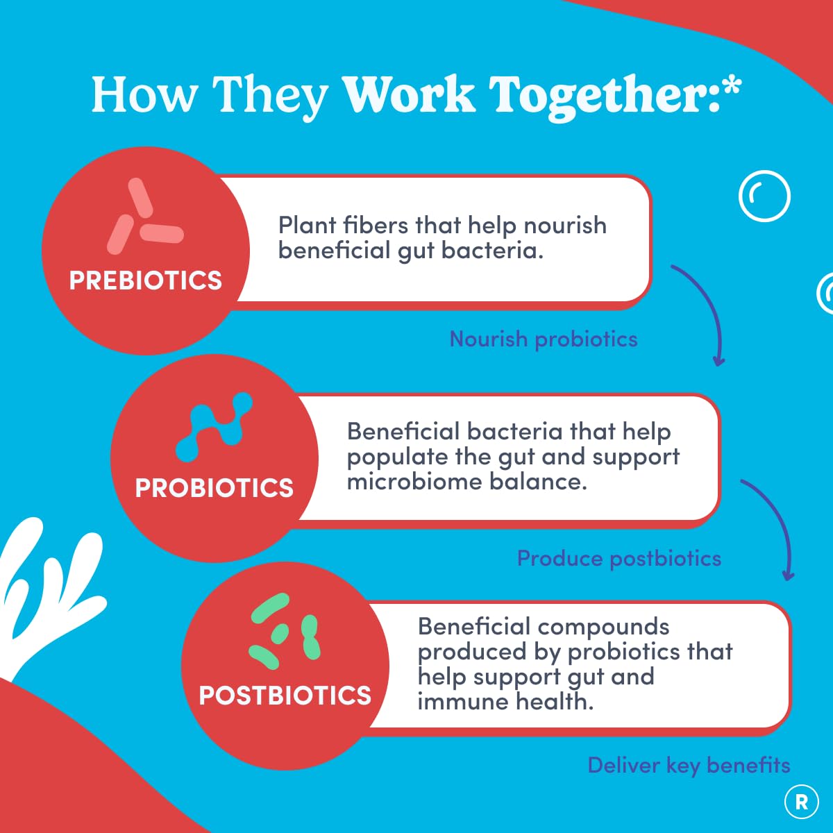 FIRST DAY Teens’ Gut Sustainer Tribiotic Gummies – 3-in-1 Prebiotic, Probiotic & Postbiotic Supplement – Supports Digestive, Skin, Oral & Immune Health, Nutrient Absorption & Growth – 30-Day Supply FIRST DAYAu supplements