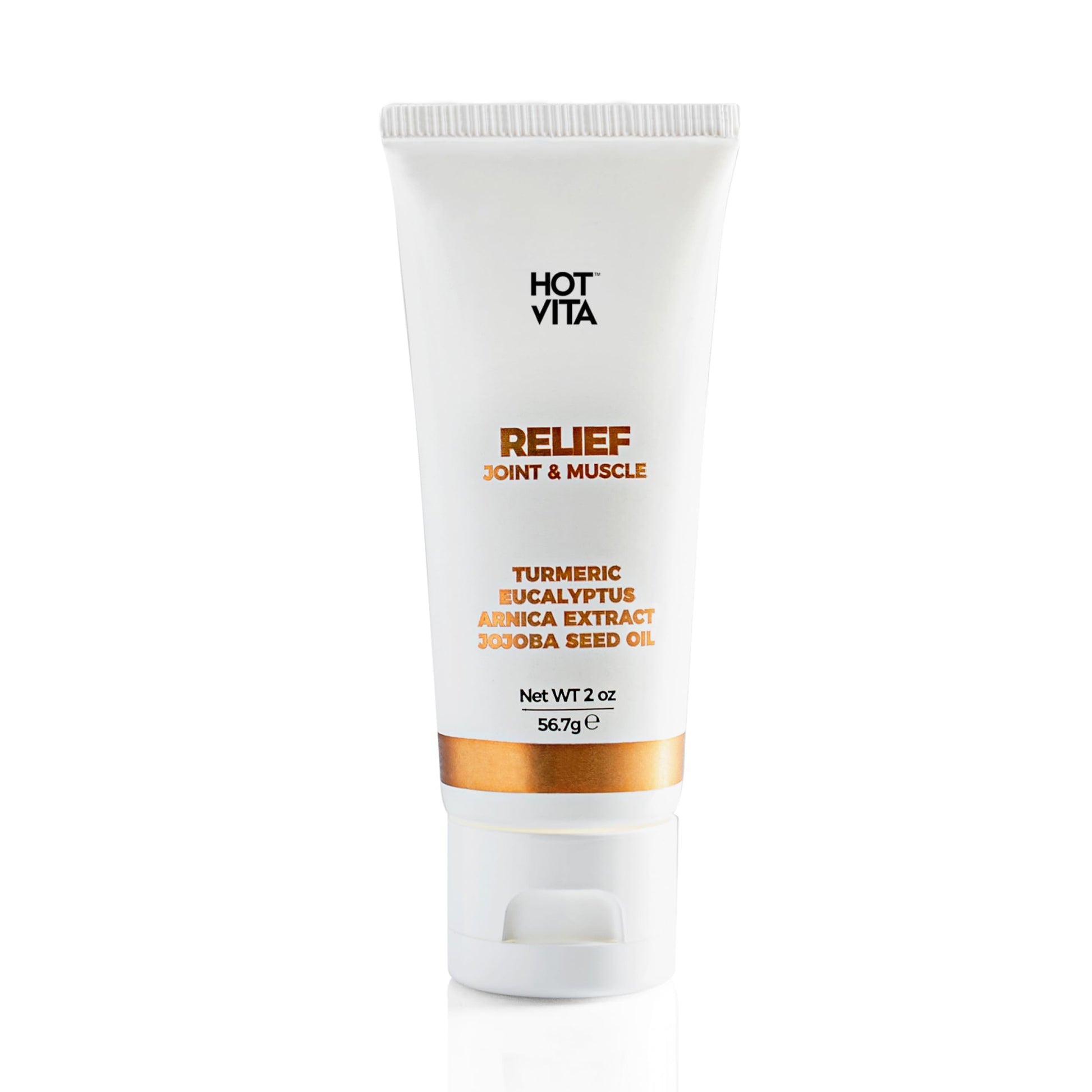 Hot Vita Relief Gel - Plant-Based Cooling Gel with Arnica, Turmeric & Eucalyptus - Soothing Formula for Muscle Fatigue, Tired Legs Hot VitaAu supplements