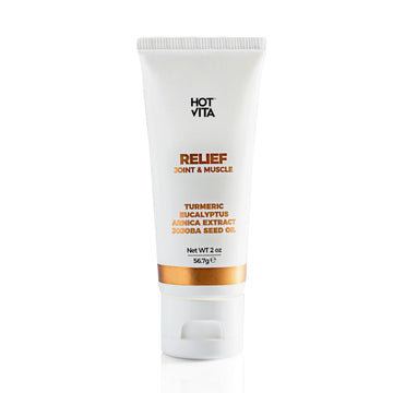 Hot Vita Relief Gel - Plant-Based Cooling Gel with Arnica, Turmeric & Eucalyptus - Soothing Formula for Muscle Fatigue, Tired Legs Hot VitaAu supplements