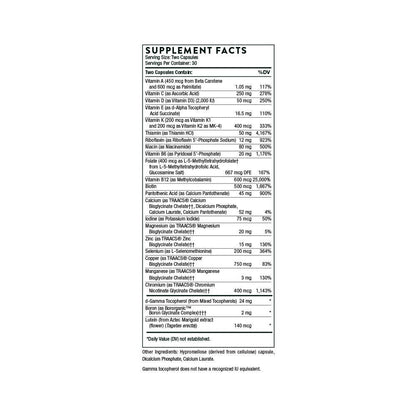 THORNE Basic Nutrients 2/Day - Comprehensive Daily Multivitamin with Optimal Bioavailab THORNEUS supplements