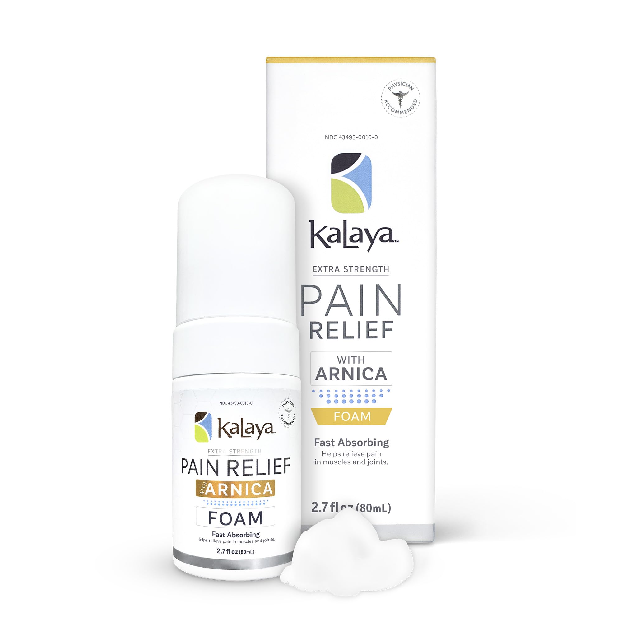 Kalaya Naturals Extra Strength Pain Relief Foam with Arnica - Supports Pain Relief in Muscle & Joints (2.7 Ounces) Kalaya NaturalsAu supplements