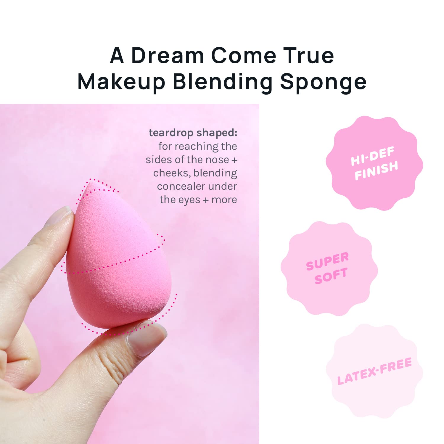 AOA Studio Collection makeup Sponge Set Latex Free and High-definition Set of 6 makeup Wonder blender For Powder Cream and Liquid, Super Soft Wonder Beauty Cosmetic AOA STUDIOAu supplements