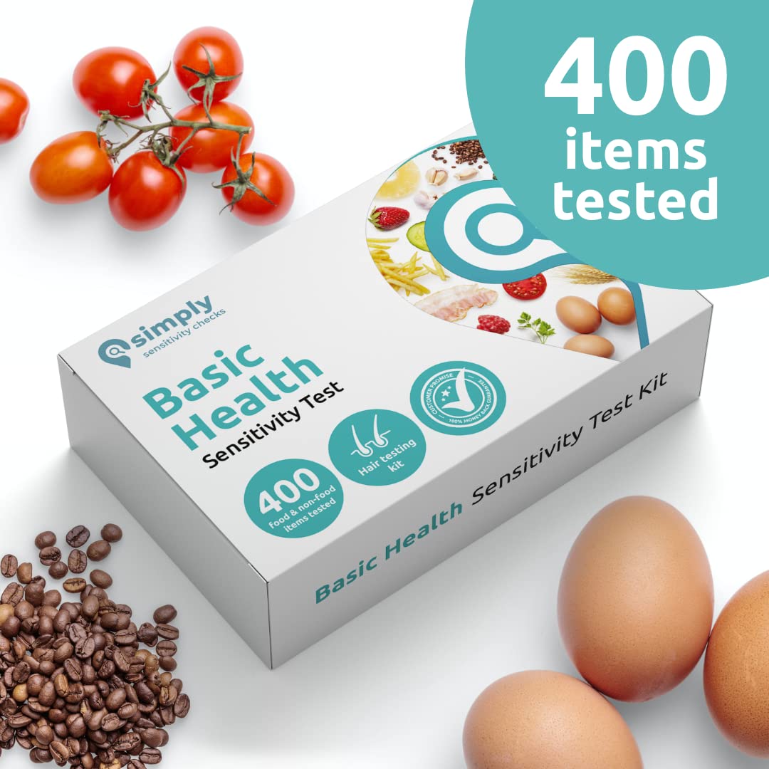 Simply Sensitivity Checks 400+ Items Food Sensitivity Test Kit for Adults – Accurate At-Home Hair Strand Test for Gut Health, Digestion, Additives, Vitamins – Results in 3-5 Days Simply Sensitivity ChecksAu supplements