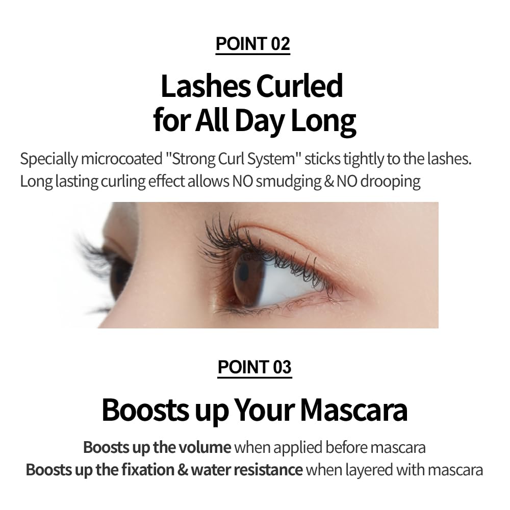 ETUDE Oh M'Eye Lash Black Tint Mascara – Natural Glossy Effect with Long Lasting Strong Curl System, Volume Enhancing, Smudge-Free, Improved fixation and water resistance, Korean Makeup, Kbeauty ETUDEAu supplements