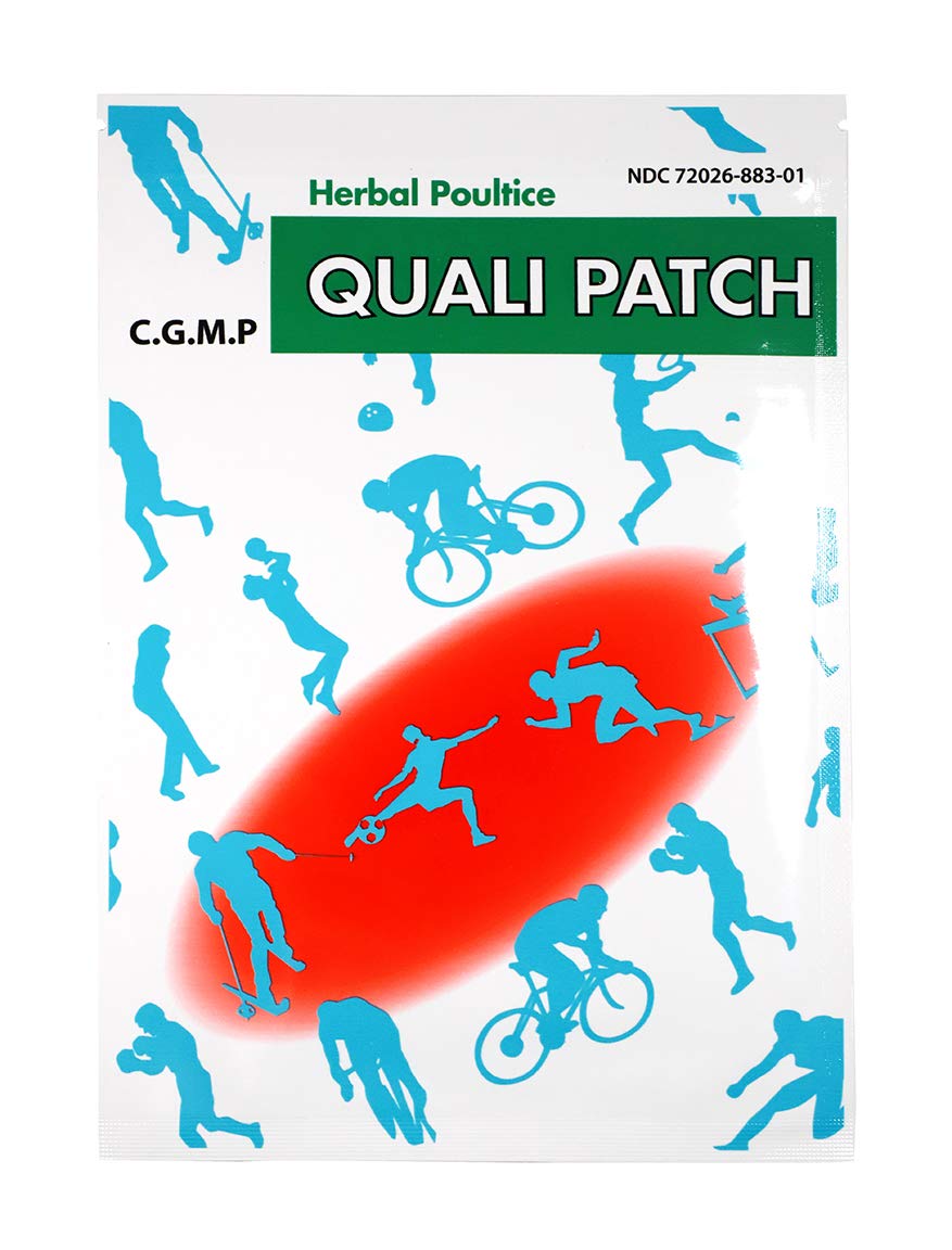 Quali Herbal Poultice Pain Relief Patch Muscle Pain Joint Pain Shoulder Pain Long Lasting Pain Patch 3 Sheets Per Pack Quali-PatchAu supplements