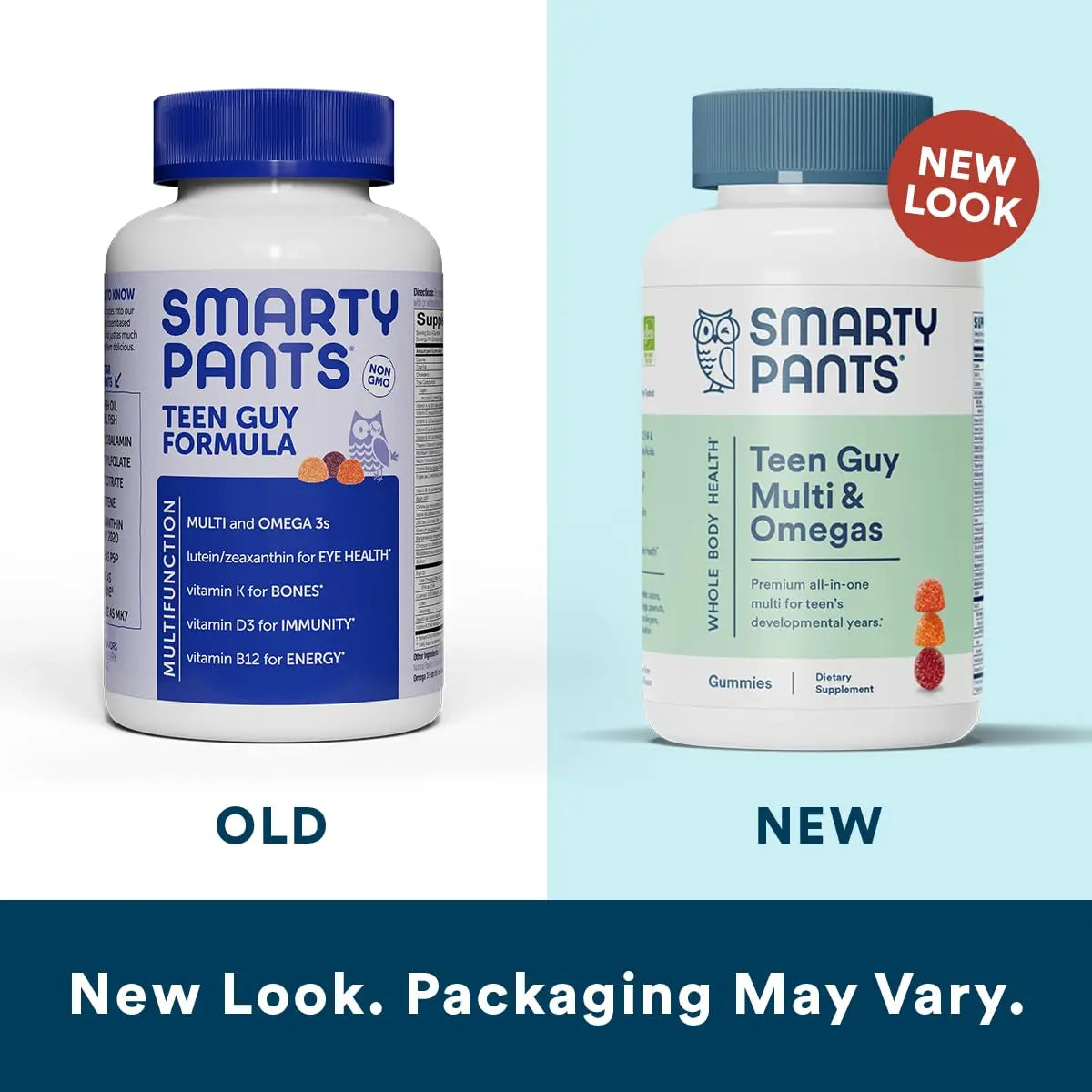 SmartyPants Teen Guy Multivitamin Gummies: Omega 3 Fish Oil (EPA/DHA) & Kids Probiotic Immunity Gummies: Prebiotics & Probiotics for Digestive Health and Immune Support Supplement SmartyPantsAu supplements