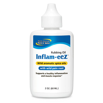 NORTH AMERICAN HERB & SPICE Inflam-eeZ - 90 Capsules - Aromatic Spice Oils with Wild Pain Root - Supports a Healthy Muscle Response - Non-GMO - 45 Servings NORTH AMERICAN HERB & SPICEAu supplements