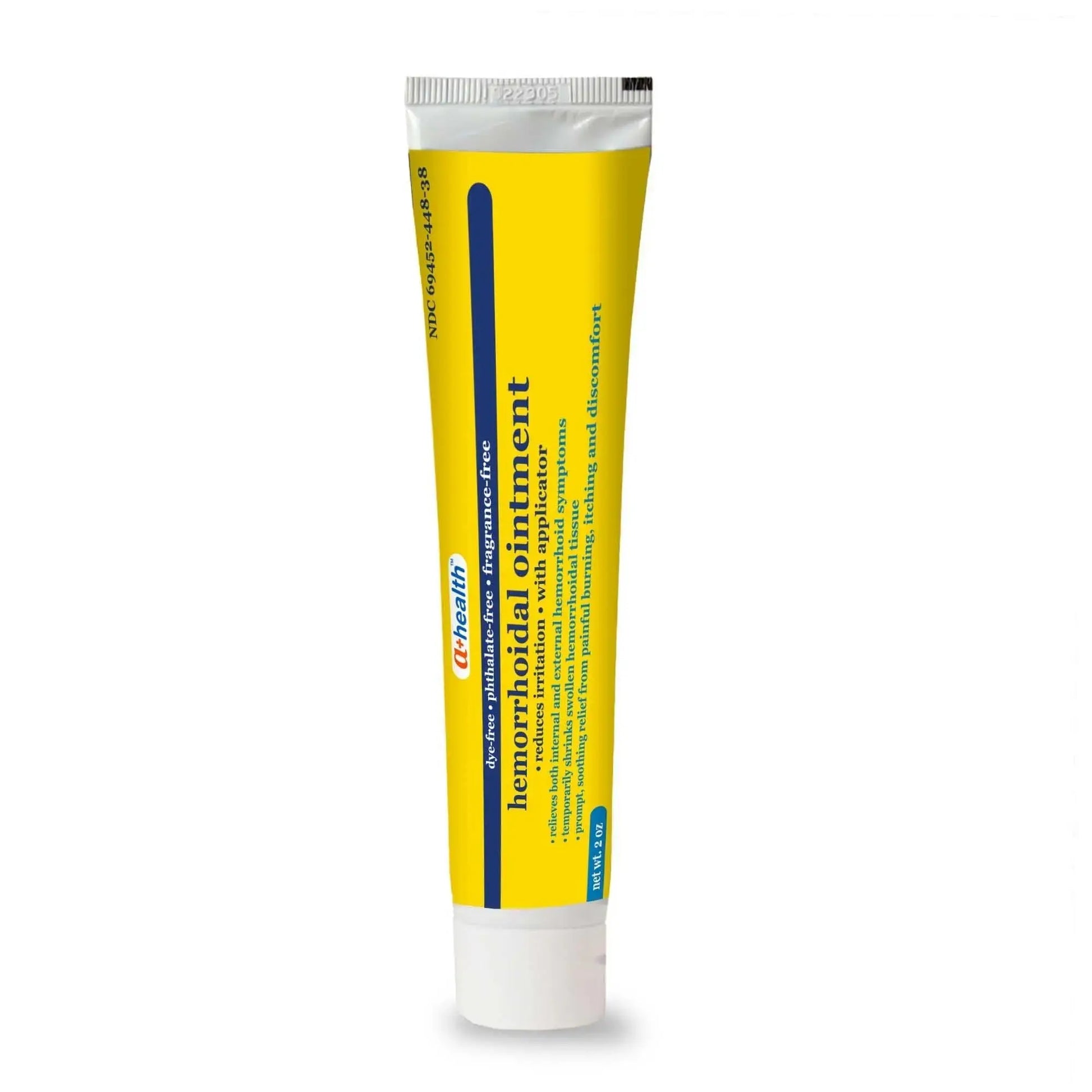 A+Health Hemorrhoid Treatment, Hemorrhoidal Ointment Relieves Symptoms of Burning, Itching, Discomfort, 2 Ounce Tube with Applicator, Reduces Irritation and Pain Relief A+HealthAu supplements