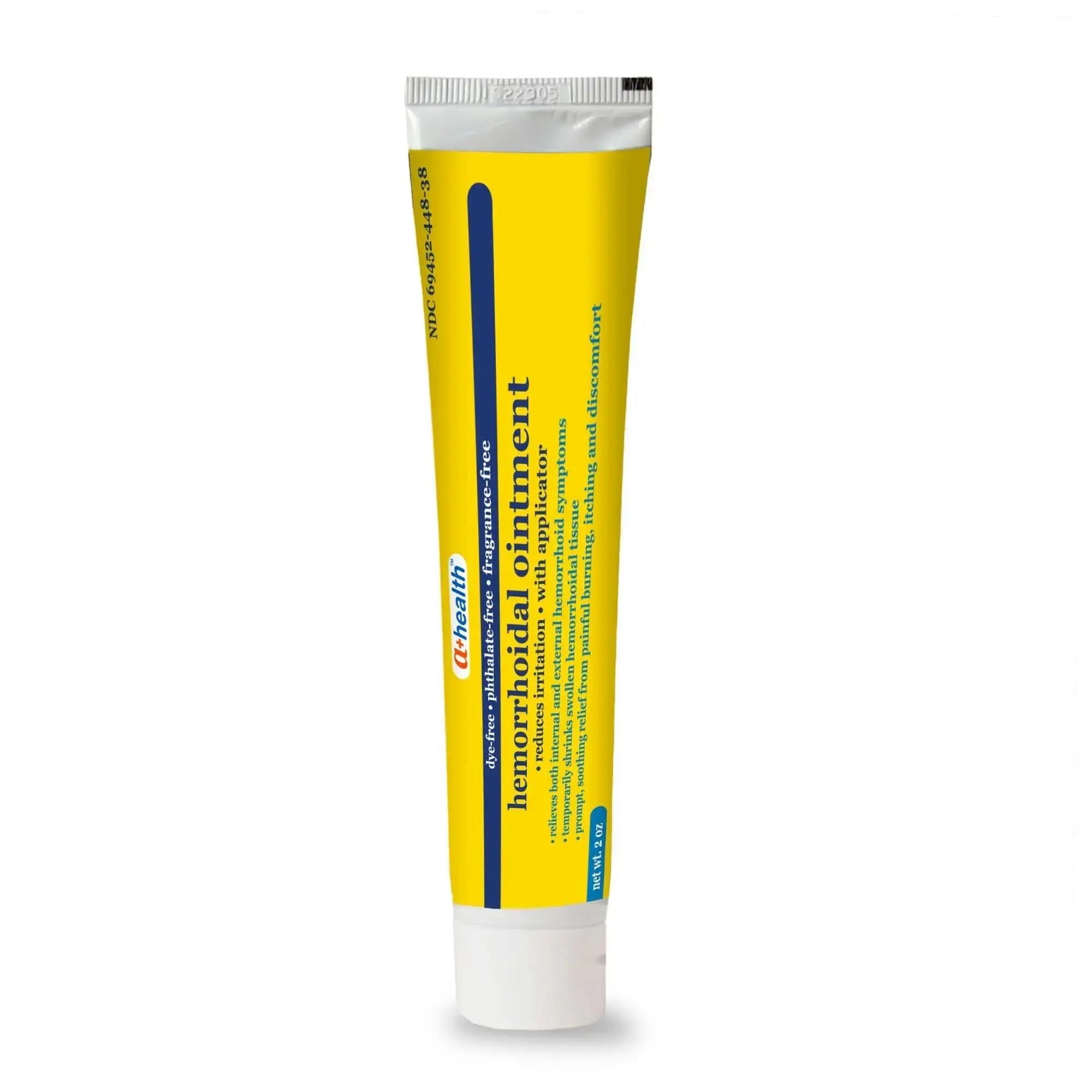 A+Health Hemorrhoid Treatment, Hemorrhoidal Ointment Relieves Symptoms of Burning, Itching, Discomfort, 2 Ounce Tube with Applicator, Reduces Irritation and Pain Relief A+HealthAu supplements