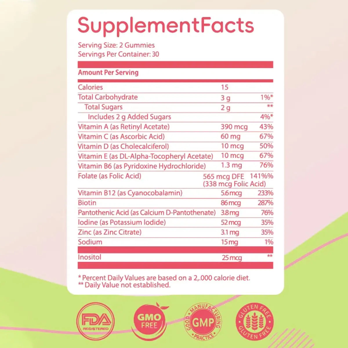 Methylated Multivitamin for Women Gummies，Inositol, Folate, Vitamins A C D3 E B12 K2, Herbal & Mineral Blend, Daily Vegan Gummy MOSEA ELEMENTSAu supplements