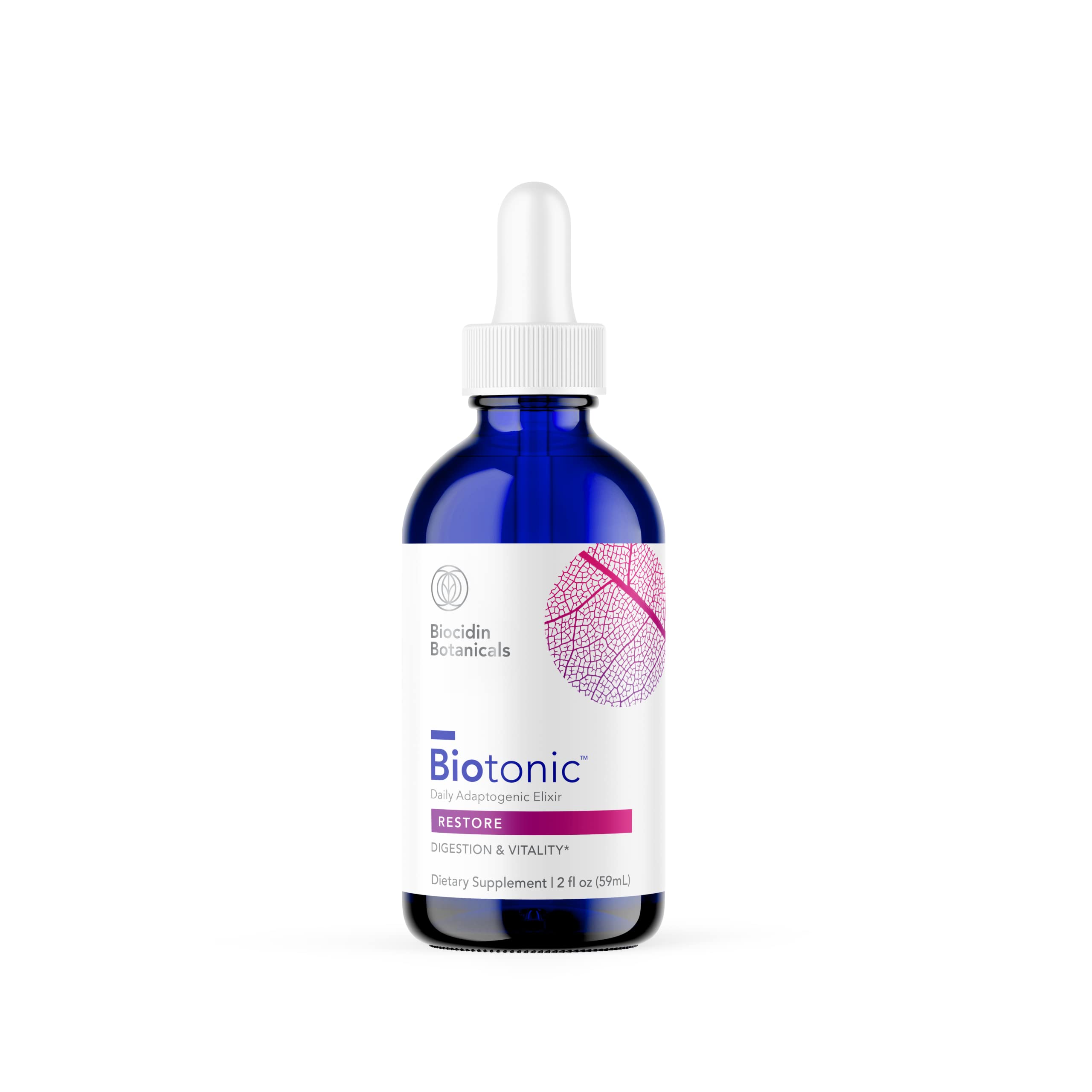 Bio-Botanical Research Biotonic Adaptogenic Tonic - Liquid Tincture Drops Adaptogen Supplement to Help Restore Energy & Help Reduce Occasional Fatigue - Herbal Elixir for Immune Support (2 oz) Bio-Botanical ResearchUS supplements