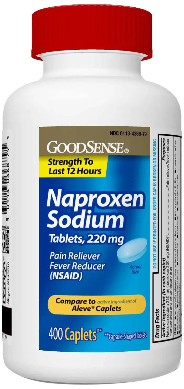 GoodSense Naproxen Sodium Tablets, 220 mg, 400 Count GoodSenseAu supplements