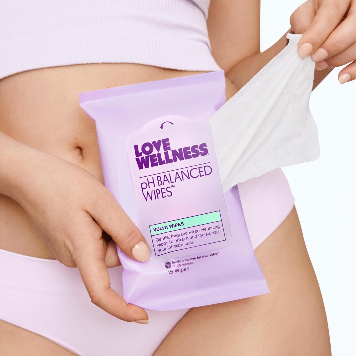Love Wellness pH Balancing Wipes for Women | Fragrance-Free | Vulva Cleanser for Balanced pH, Intimate Health & Hygiene | Non-Irritating with Aloe Vera for Sensitive Skin | Travel Size | 3-Pack Love WellnessUS supplements