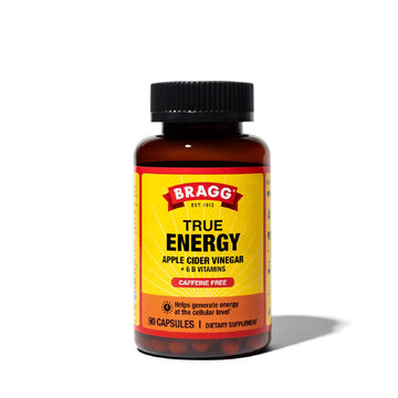 Bragg Apple Cider Vinegar True Energy Capsules – 6 B Vitamins – Caffeine Free BraggAu supplements
