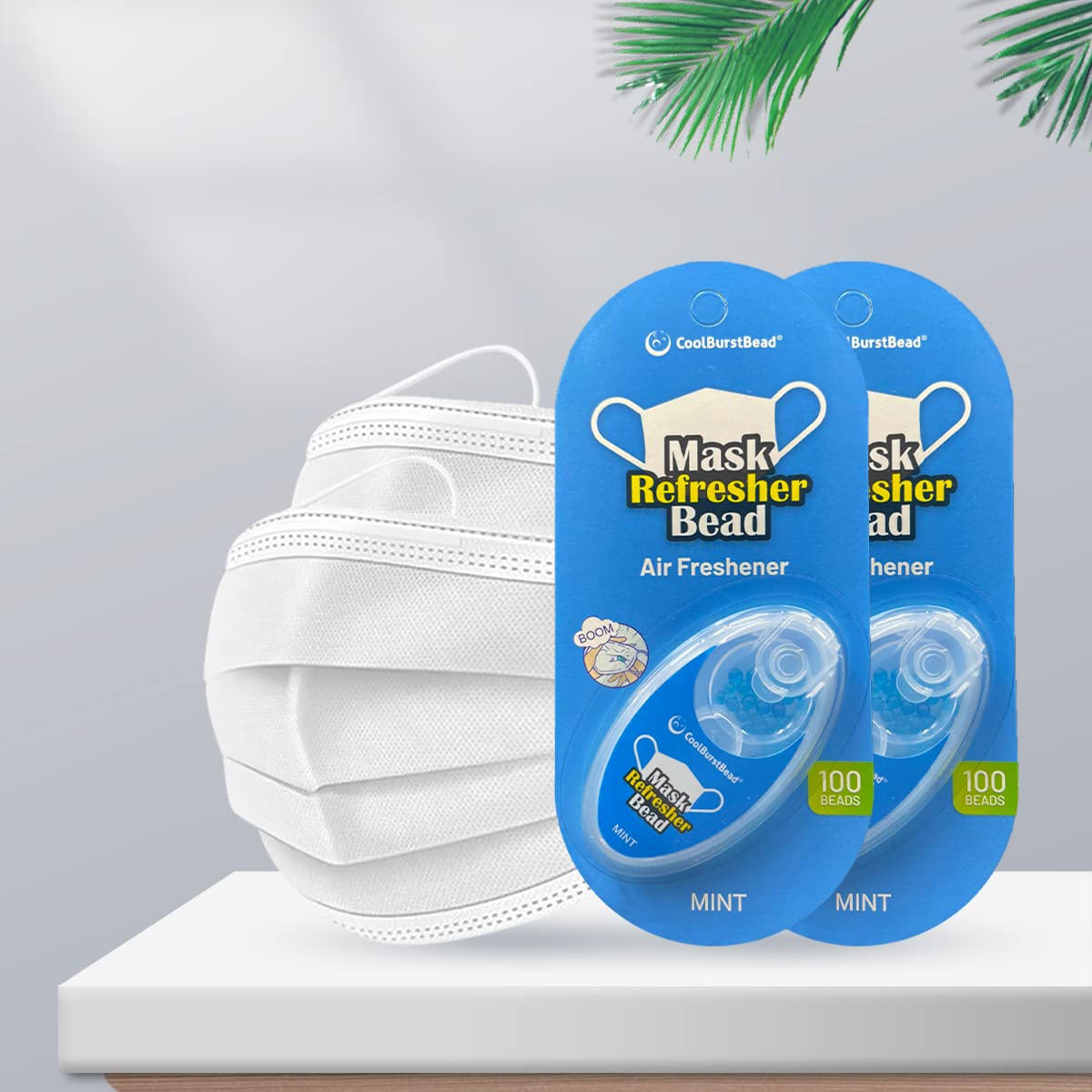 CoolBurstBead Face Mask Refresher, Long-Lasting & Strong Refreshing Fragrance, 4-Pack CoolBurstBeadAu supplements