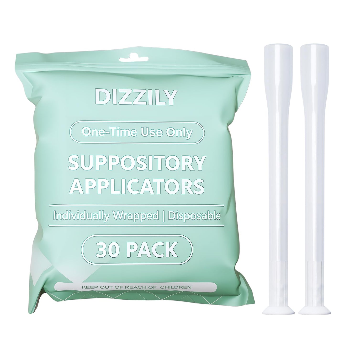Dizzily 30 Pack Disposable Vaginal Suppository Applicators for Women, Individually Wrapped, Hygienic - Fits Most Boric Acid Suppositories, Pills, Tablet, Cap-sules and Feminine Care Applicator DizzilyUS supplements