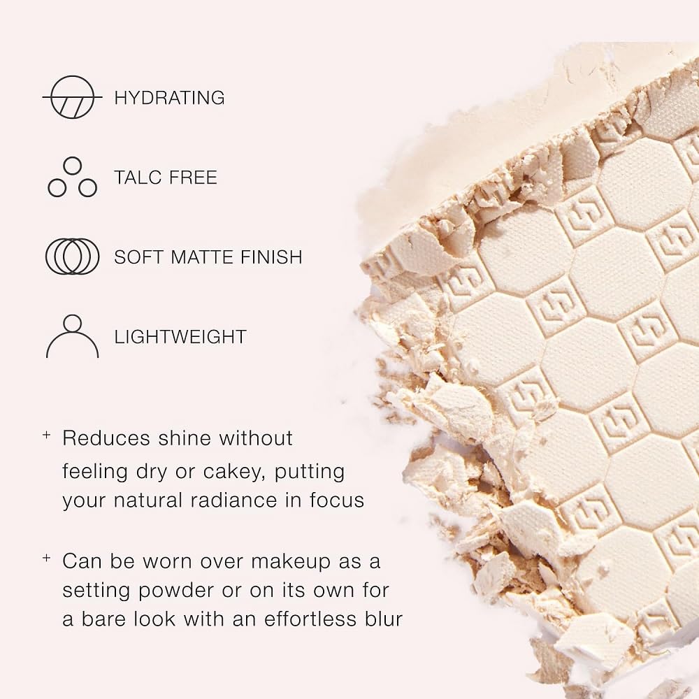 Jouer Soft Focus Hydrate & Setting - Pressed Powder with Matte Finish - Blurring Powder for Fine Lines and Pores - Set Face Makeup Foundation or Concealer - Translucent JouerAu supplements