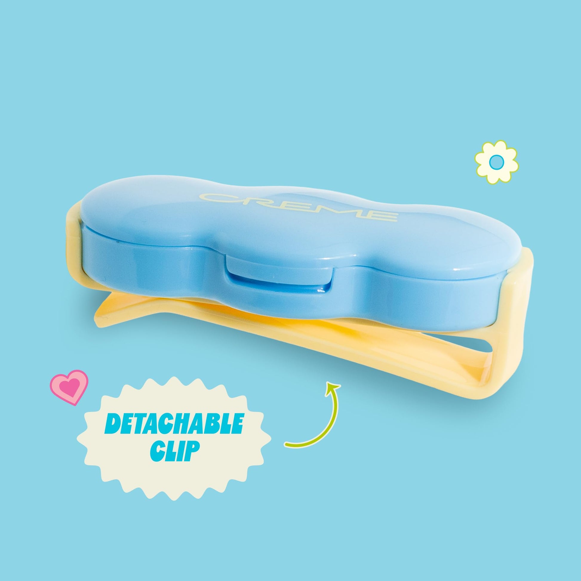 The Crème Shop Shimmer Pop Clip-On Lip Gloss | Korean Makeup, Cute Clip Accessory, Hydrating, Non-Sticky, Shea Butter, Hyaluronic Acid, Vitamine E- Gravity Glow The Crème ShopAu supplements