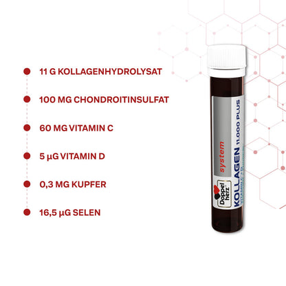 Doppelherz collagen 11,000 ampoules, 30 x 25 ml, PZN:7625039 My StoreUS supplements