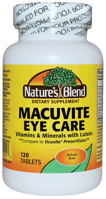 Natures Blend Macuvite Eye Care, 120 tabs Pack of 2 Nature's BlendAu supplements