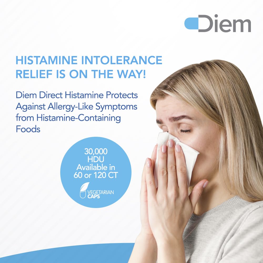Omne Diem Histamine Digest DAO 30,000 HDU - 60 Caps - Histamine Neutralizing Omne DiemUS supplements