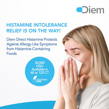 Omne Diem Histamine Digest DAO 30,000 HDU - 60 Caps - Histamine Neutralizing Omne DiemUS supplements