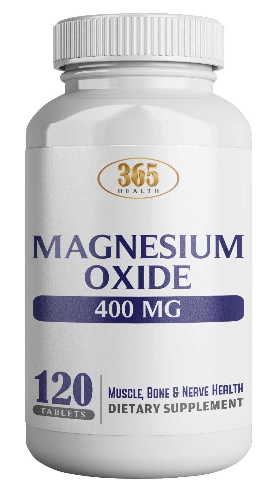 Magnesium 400mg [High Potency] Supplement – Magnesium Oxide for Immune Support, Muscle Recovery, Leg Cramps and Relaxation 120 Tablets-USA Made HEALTH LFEAu supplements