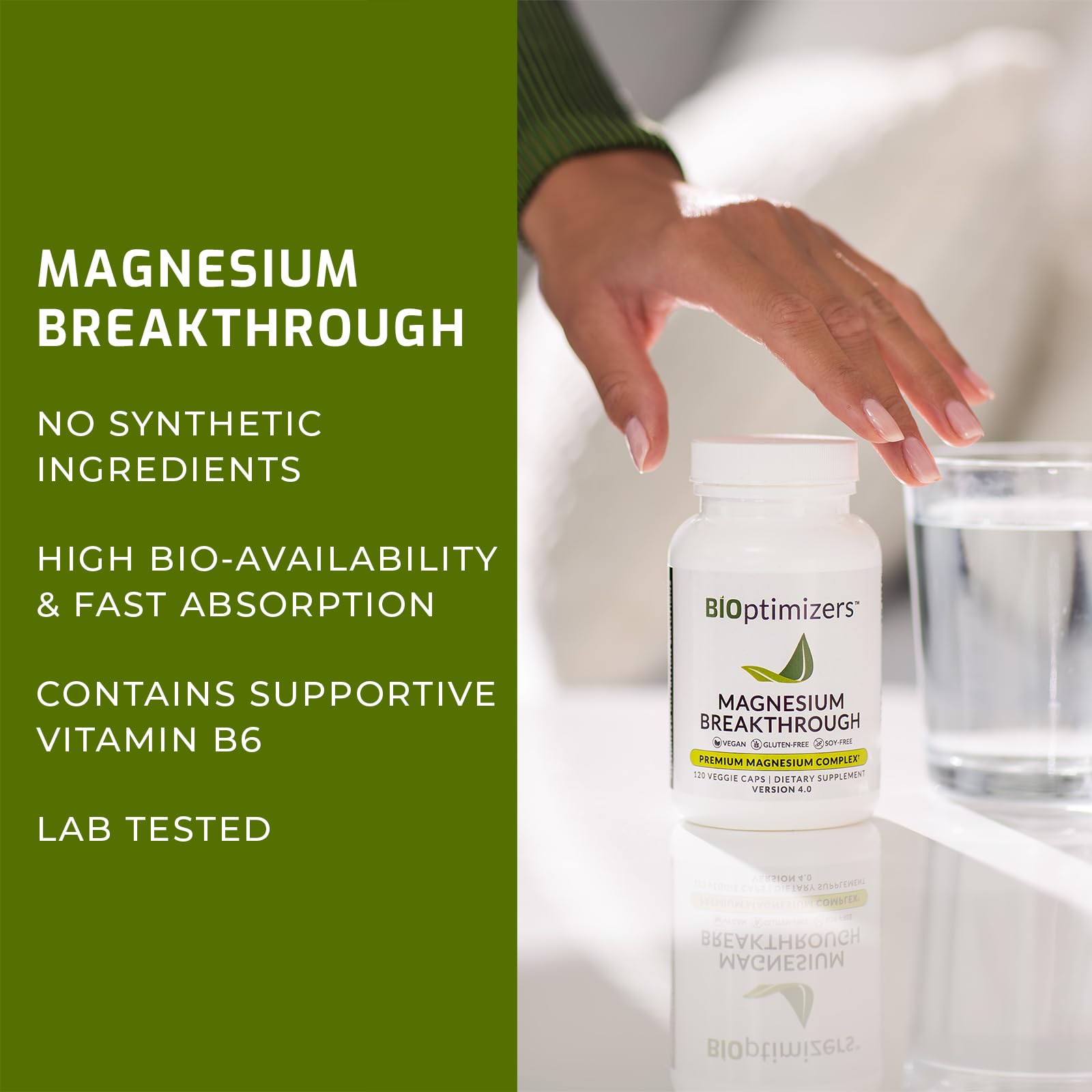 Magnesium Breakthrough Supplement 4.0 - Has 7 Forms of Magnesium: Glycinate, Malate BiOptimizersAu supplements