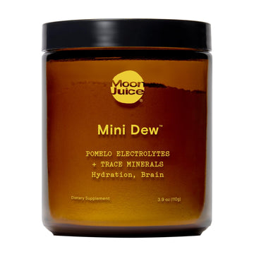 Moon Juice Mini Dew Electrolytes Powder - Sugar Free Minerals & Electrolyte Hydration Powder for Instant Hydration & Brain Support - Magnesium, Calcium, Potassium, Pink Salt, Pomelo, 30 Servings Moon JuiceUS supplements